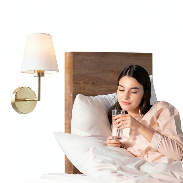 NIORSUN Wireless Wall Sconces Battery Operated-5