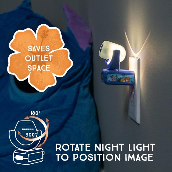 Disney Lilo Stitch Night Light Projector-4