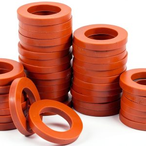 Rubber Hose Washers ZKZX Heavy Duty Garden Connectors Red-0