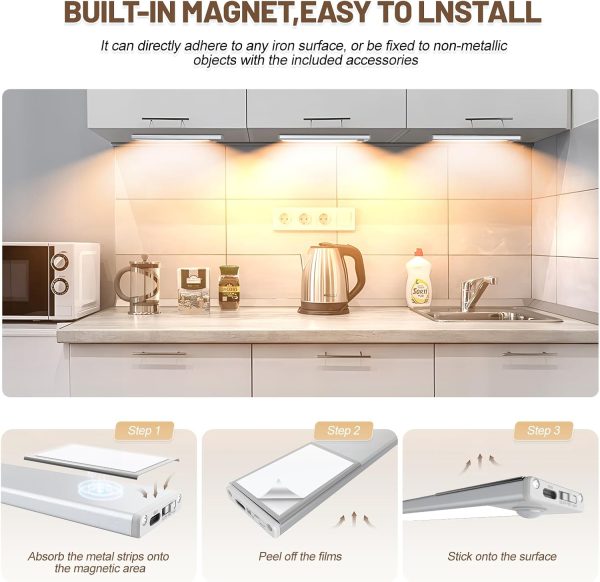 Pavo Motion Sensing Under Cabinet Lights Modern Design-5