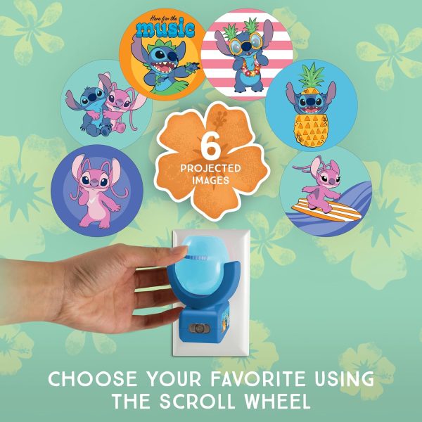 Disney Lilo Stitch Night Light Projector-3