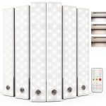 Pavo Modern LED Light Fixtures 6Pack with Station White-0