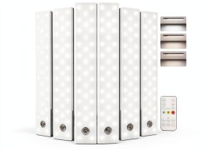 Pavo Modern LED Light Fixtures 6Pack with Station White-0