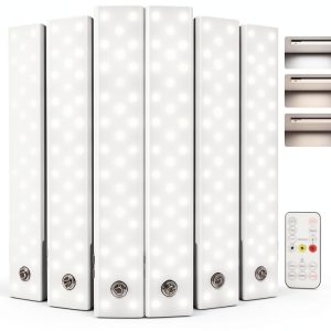 Pavo Modern LED Light Fixtures 6Pack with Station White-0