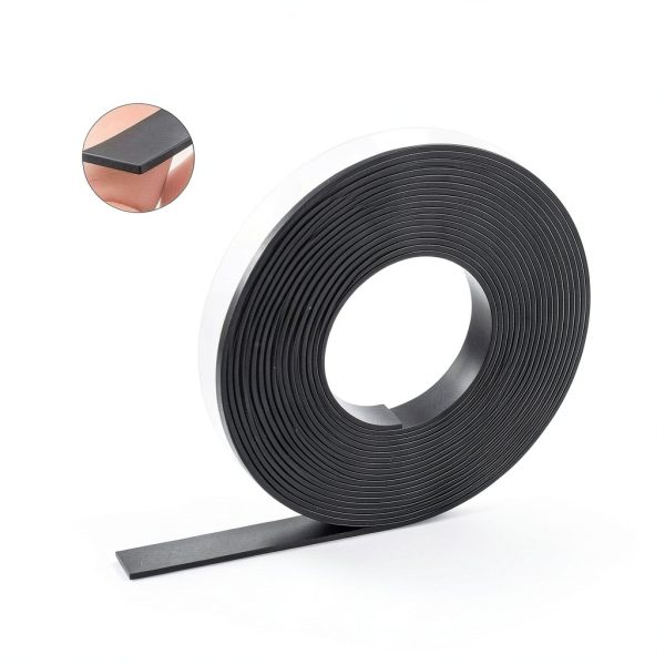 Magnetic Tape FINDMAG 15ft 1/2in Black Self-Adhesive Strip for Crafts-2