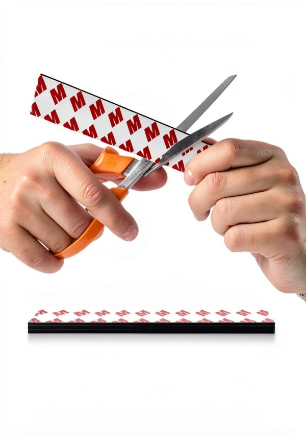 Magnetic Strips 10 Pcs Flexible Magnetic Tape Strong Magnet Strips with Adhesive Backing Heavy Duty Strong Magnet Tool-2