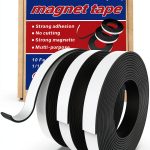 Magnetic Tape Gwybkq 3‑Roll Strips 10ft Each with Strong Adhesive-0