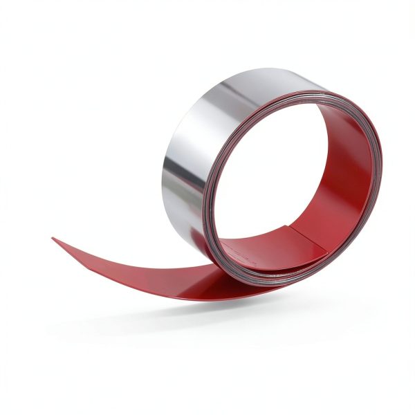 Metal Tape Adhesive Thin Metal Strips 1.57" x 6.56 Ft Ferrous Tape for Magnets Metallic Steel Strip Roll for Figures Shelf Home Decoration (Silver)-5