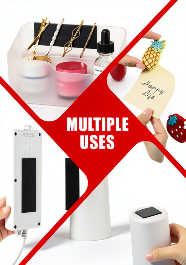 Magnetic Strips 10 Pcs Flexible Magnetic Tape Strong Magnet Strips with Adhesive Backing Heavy Duty Strong Magnet Tool-6