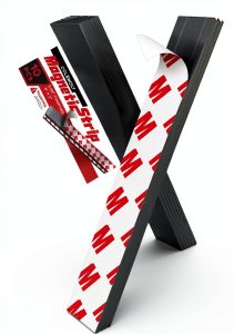 Magnetic Strips 10 Pcs Flexible Magnetic Tape Strong Magnet Strips with Adhesive Backing Heavy Duty Strong Magnet Tool-0