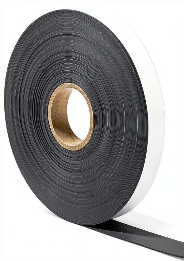 Bright Creations Magnet Tape Roll - 1 in x 100 ft - Strong Magnetic Strip Roll with Sticky Adhesive for Fridge & Whiteboard DIY & Crafts-0