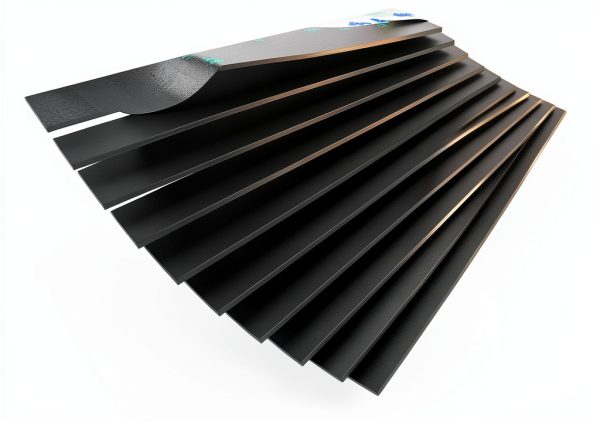 Magnetic Strips Tape with Adhesive Backing Magnet – Heavy Duty Magnets Strip, with 10Pcs Metal Stickers for Double Sided Self Sticky Non Metal, for Tool and Knife Strong Magnetic Wall Holder-0
