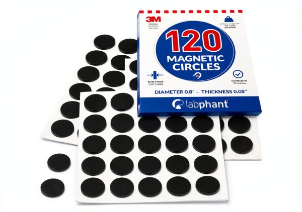 Magnetic Dots 120pcs Round Magnets with 3M Adhesive Backing - APPLAB-0