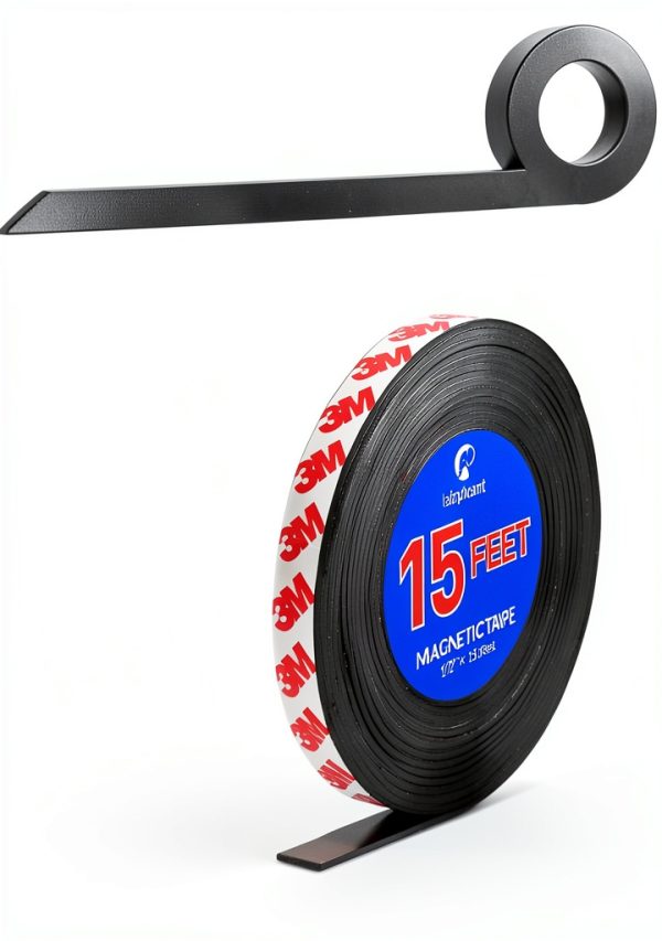 Magnetic Tape Roll 15ft by APPLAB with 3M Adhesive Backing for-2