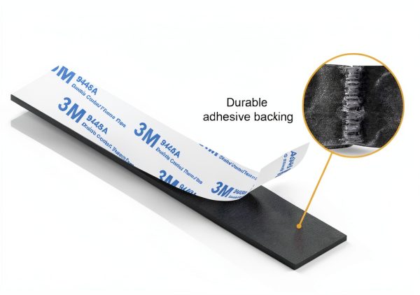 Magnetic Strips Tape with Adhesive Backing Magnet – Heavy Duty Magnets Strip, with 10Pcs Metal Stickers for Double Sided Self Sticky Non Metal, for Tool and Knife Strong Magnetic Wall Holder-4