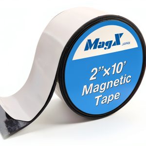 MagX Magnetic Tape, 2 Inch x 10 Feet, Ultra Thick 60 mil, Heavy Duty, Magnetic Tape Strips with Adhesive Backing for DIY & Crafts, Whiteboards, Fridge Organization(MVAT-2010)-0