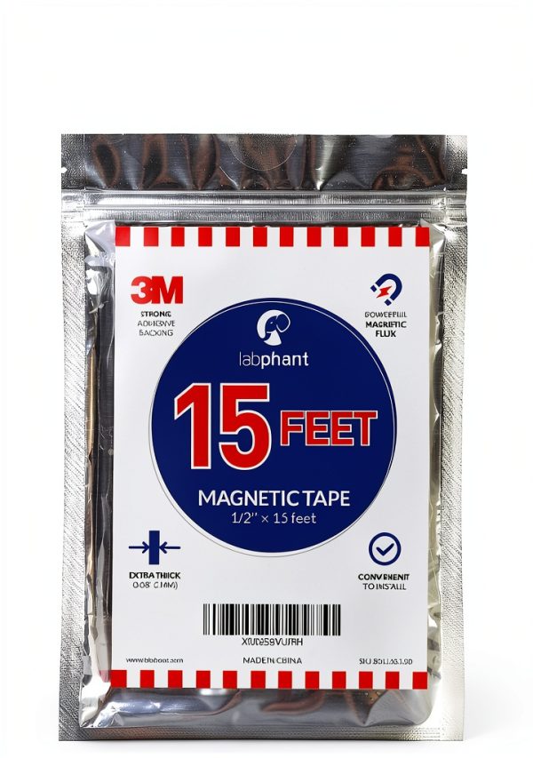 Magnetic Tape Roll 15ft by APPLAB with 3M Adhesive Backing for-4